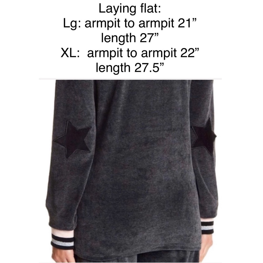 ⭐️SALE⭐️ C&C California Cold Shoulder Velour Sweatshirt NWT - Picture 2 of 10